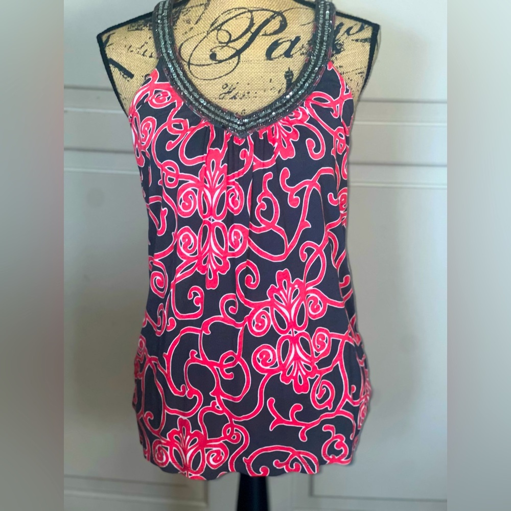 INC international concepts embellished sparkle tank medium